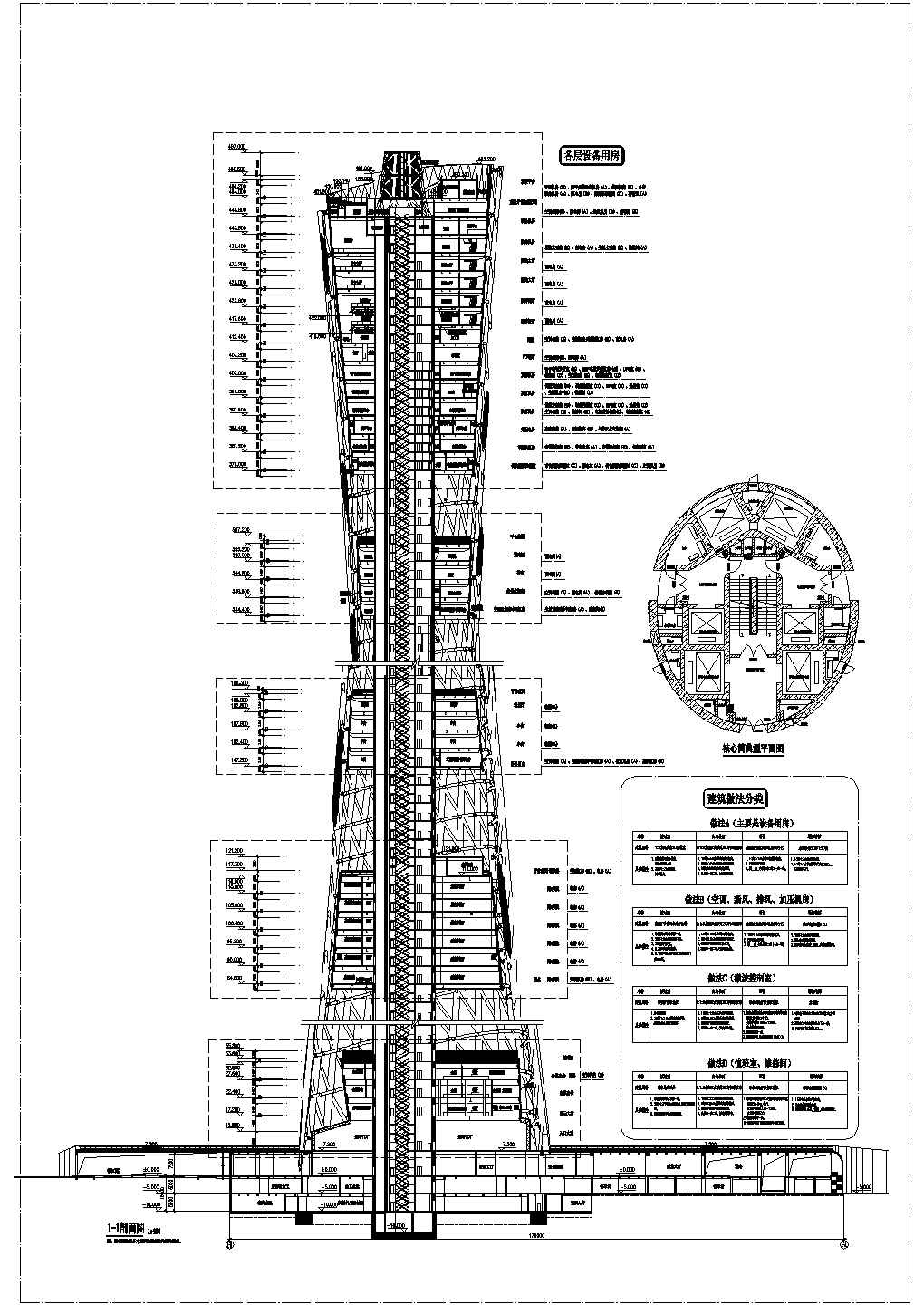 广州塔结构设计图图片