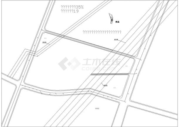 学生课程设计南昌某小区总规划平面图-图二