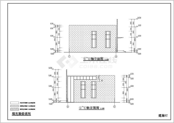 某地多套不同房屋建筑方案设计图纸-图二