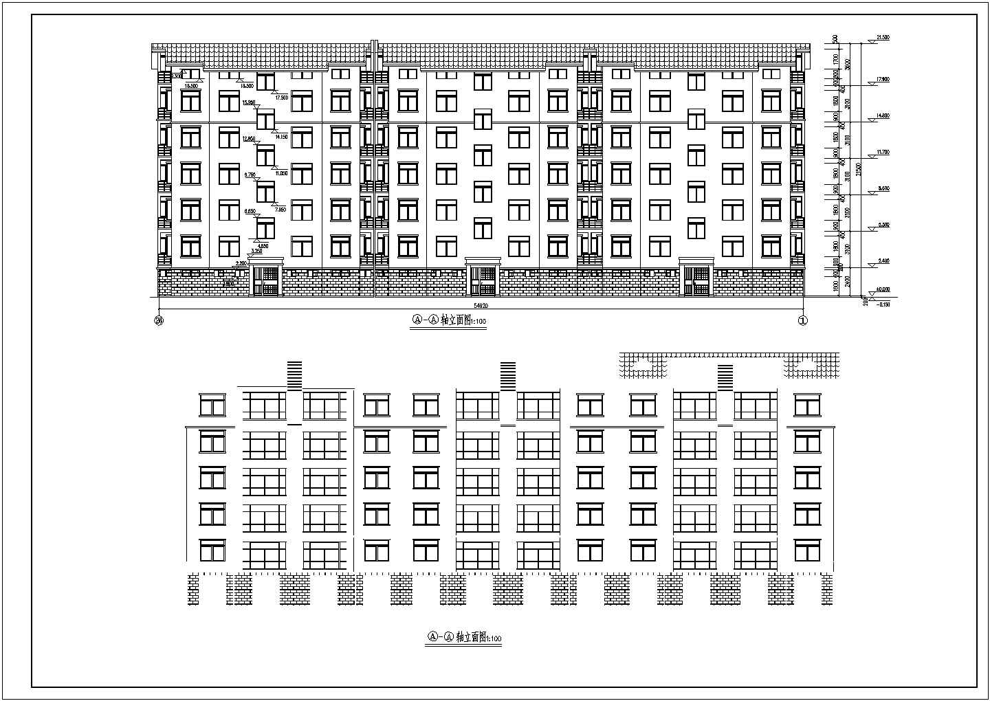 【山东】6层砌体结构住宅建筑及结构施工图