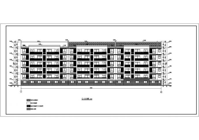 某地区六层带储藏层住宅楼建筑设计施工图_图1