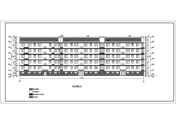 某地区六层带储藏层住宅楼建筑设计施工图-图二