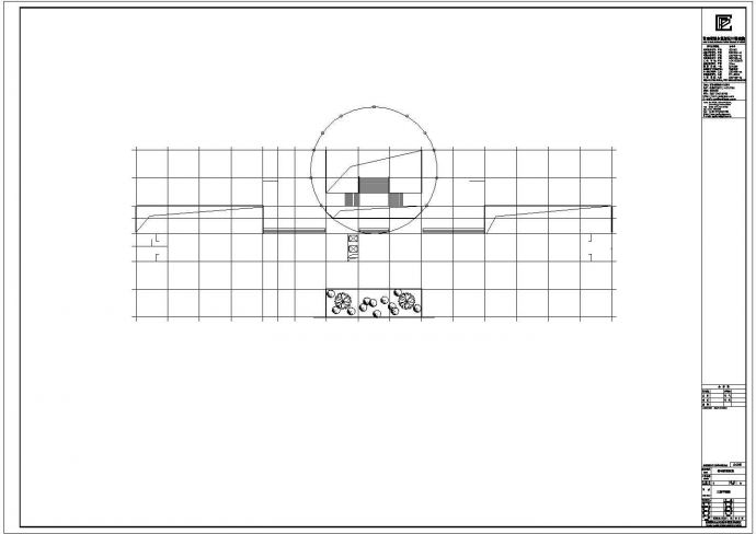 某工业区7层办公楼建筑设计平面方案图_图1