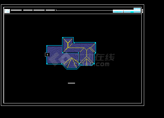 A型别墅楼潜艇建筑施工cad设计方案图纸-图二