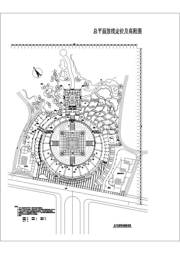 某工程景观设计环境电气部分施工图素材图库-图一