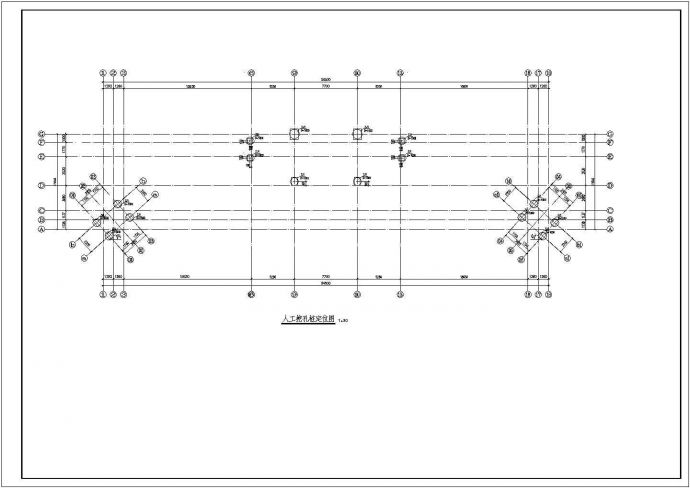 某地22米大跨度框架结构大门结构设计施工图_图1