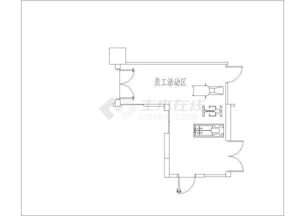 某律师事务所全套方案及建筑施工图纸-图二