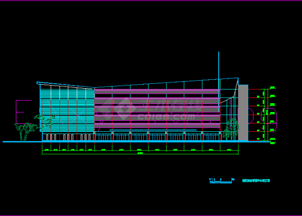 港区综合管理中心全套建筑设计施工图-图二