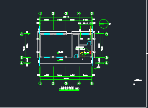 红歌镇水务管理所楼大修工程给排水CAD设计图-图一