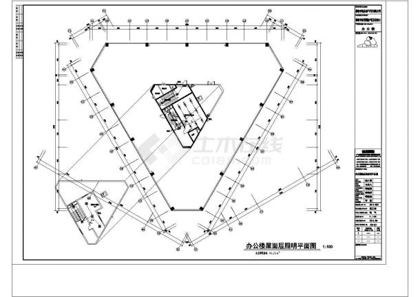 黑龙江地区商住楼建筑电气施工图纸-图一