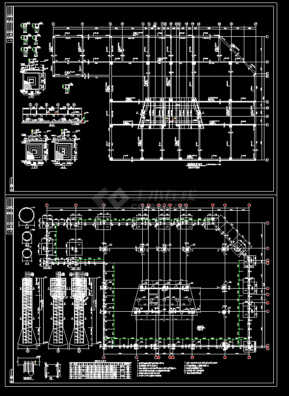 某16层框剪体系结构住宅楼建筑施工cad图纸（含设计说明）-图二