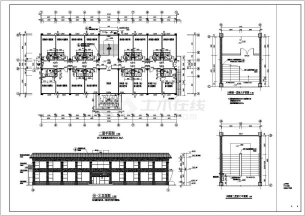 昆明市某地林业二层标本馆建筑设计施工图-图二