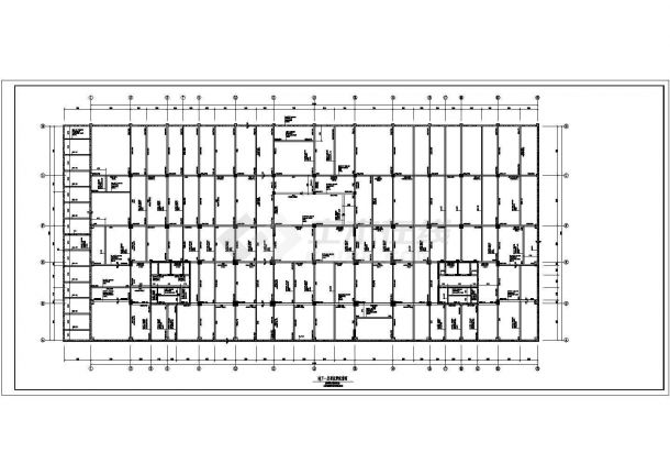 某地十六层框架剪力墙结构商住楼施工图（地下一层）-图二