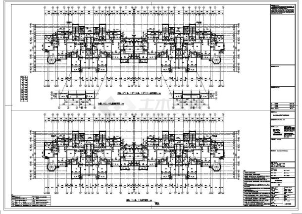 【苏州】22层框架剪力墙结构住宅建筑施工图-图一