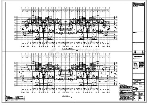 【苏州】22层框架剪力墙结构住宅建筑施工图-图二