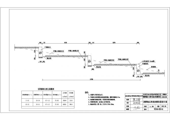孙家镇典型坡改梯规划方案设计图纸，共12张_图1