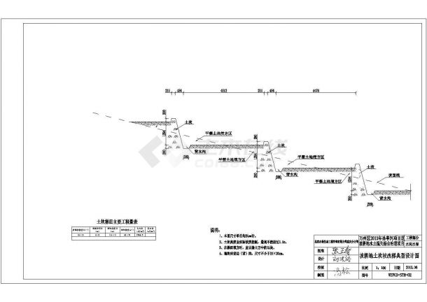 孙家镇典型坡改梯规划方案设计图纸，共12张-图二