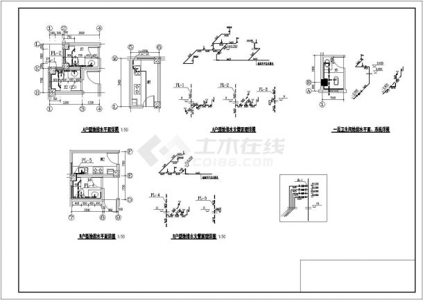 十二层框架商住楼全套施工图纸（含建筑、结构、水电）-图一