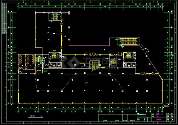 某小区电气内部CAD设计施工图纸（含设计说明）-图二