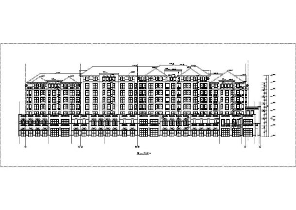 【九江】二十八层塔式框架结构高层住宅楼建筑施工图纸-图一