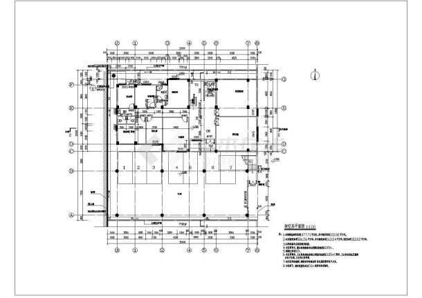 某三层框架结构简欧风格别墅建筑施工图（含效果图）-图二