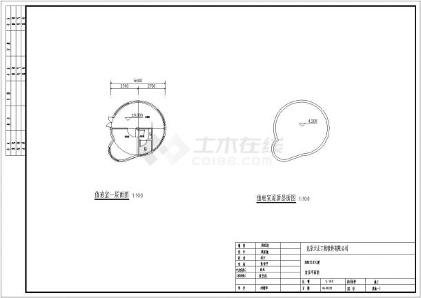 某乡镇儿童福利院建筑设计平面方案图-图二