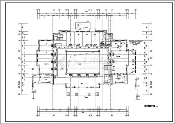 西安某三层高档楼盘售楼部会所空调设计方案图-图二