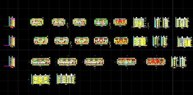 3栋小高层住宅扩初设计CAD详情图纸_图1