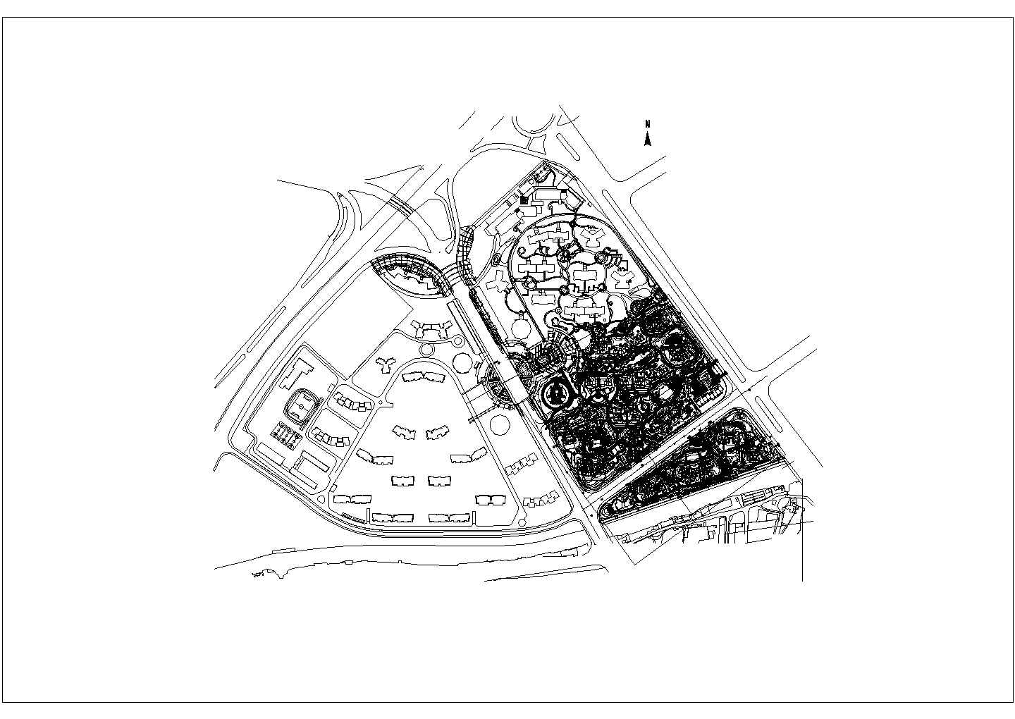 佛山某居住区集中公园景观工程全套施工图
