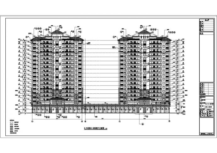 某房地产开发的17层公寓住宅楼建筑设计方案图_图1