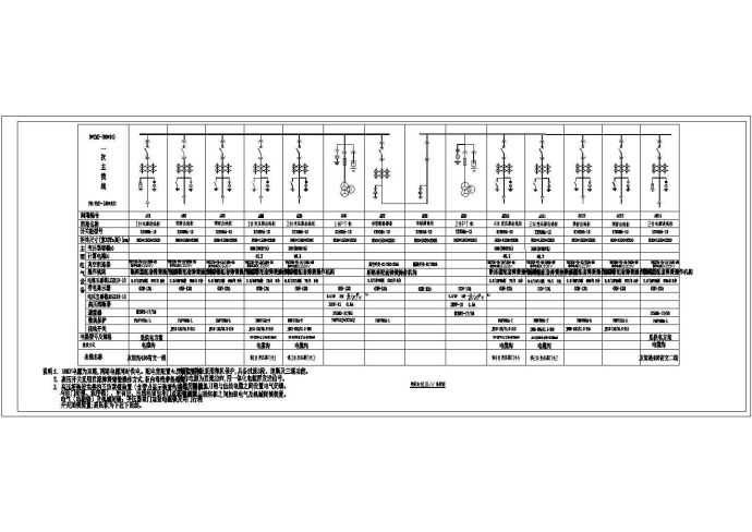 某小区配电室高低压全套施工电气图纸_图1