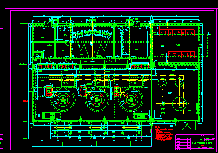 建造厂房尾水管钢筋及结果设计cad详细设计施工图-图二