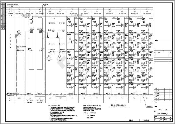 知名大院设计某办公综合商务中心强电系统全套施工图，共245张-图一