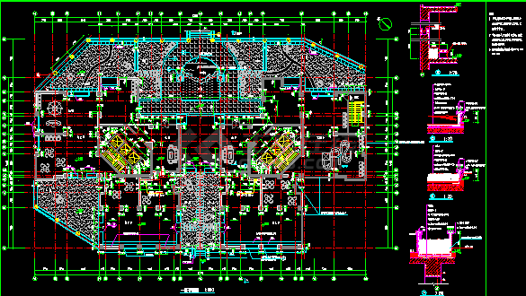 某高层住宅建筑施工平面CAD建筑设计图-图二