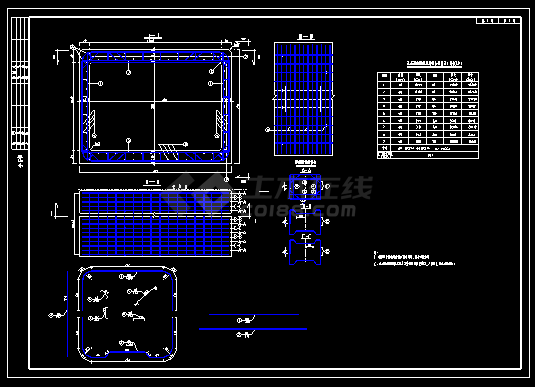 建造3x2米涵洞CAD设计布置图-图二