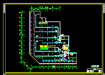 大型超市中央空调设计cad平面施工图建造-图二
