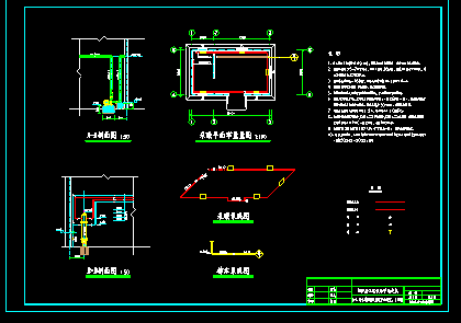 建造常用压锅炉房采暖设计cad施工方案图-图二