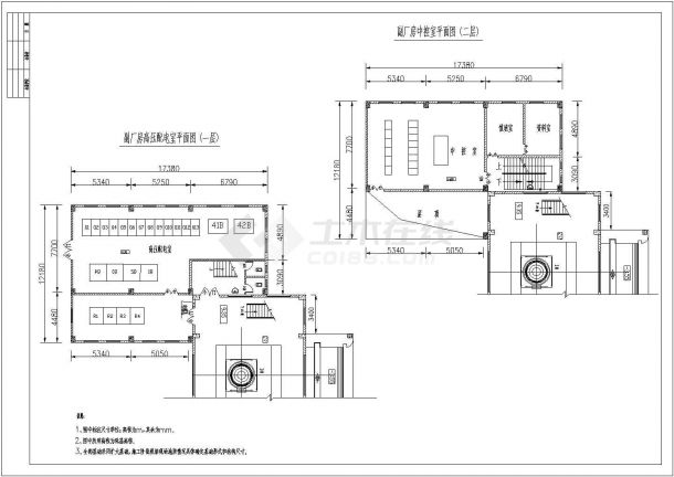 某地软土地基的泵站主厂房设计图纸-图二