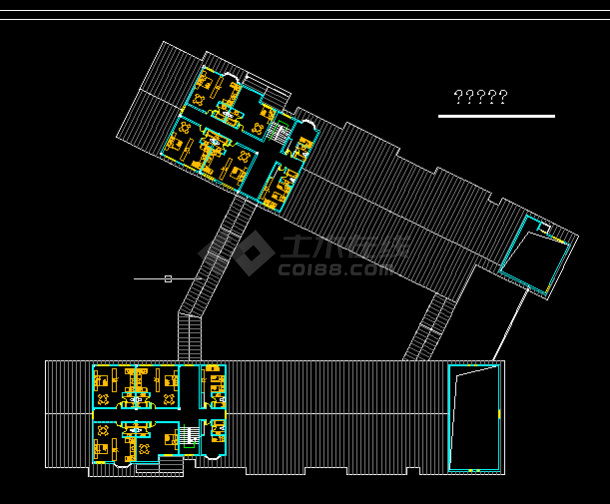 某精品酒店建筑方案设计全套CAD图-图二