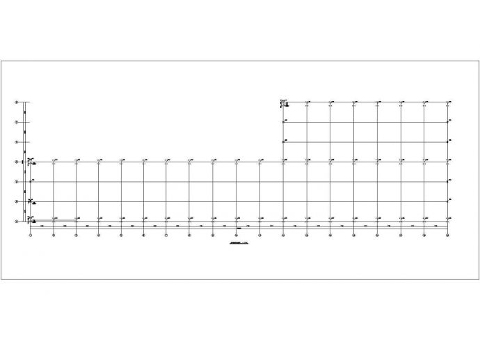某工厂钢结构厂房CAD设计施工图纸_图1