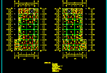 某市政府办公楼建筑结构施工CAD设计详图-图二