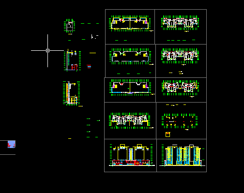 小高层住宅全套施工方案CAD图纸