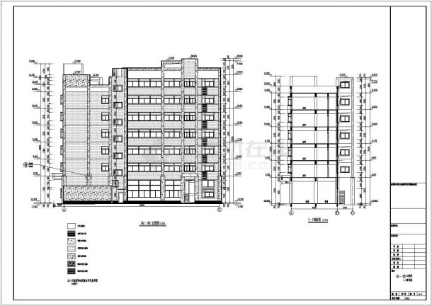 某地区框架结构酒店建筑设计施工图-图二