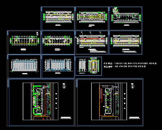 小高层单身公寓方案设计CAD详情图_图1