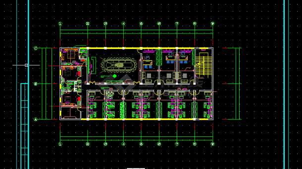 某综合楼建筑电气施工方案全套CAD图纸-图二