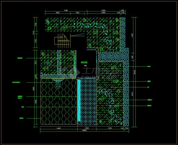 四室两厅跃层室内精装修cad平面设计平立面施工图-图二
