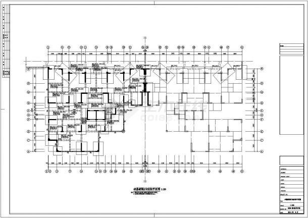 某地34层剪力墙结构商住楼全套结构施工图-图二