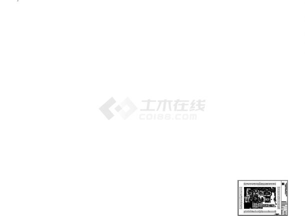 上海汤臣高尔夫三层高档别墅室内装饰CAD图纸-图一
