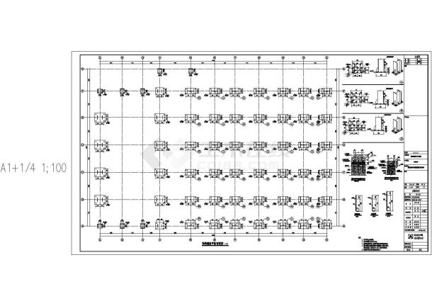 四川某公司地上一层钢结构车间结构施工图-图二