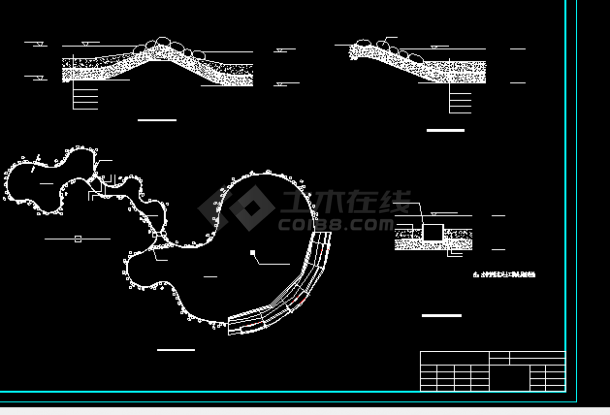 商业广场建施方案设计全套CAD图纸-图二